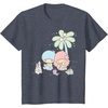 image:imageLittle Twin Stars Beach Summer Sandcastle TShirtHeather Blue