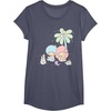 image:imageLittle Twin Stars Beach Summer Sandcastle TShirtHeather Blue