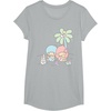 image:imageLittle Twin Stars Beach Summer Sandcastle TShirtHeather Grey