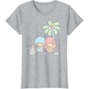 image:imageLittle Twin Stars Beach Summer Sandcastle TShirtHeather Grey