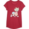 image:imageLittle Twin Stars Beach Summer Sandcastle TShirtRed Heather