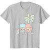 image:imageLittle Twin Stars Beach Summer Sandcastle TShirtSilver Grey
