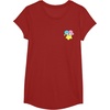 image:imageLittle Twin Stars Dream Galaxy Pocket Tee TShirtCranberry Red