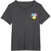 image:imageLittle Twin Stars Dream Galaxy Pocket Tee TShirtDark Heather Grey