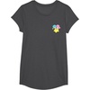 image:imageLittle Twin Stars Dream Galaxy Pocket Tee TShirtDark Heather Grey