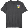 image:imageLittle Twin Stars Dream Galaxy Pocket Tee TShirtDark Heather Grey