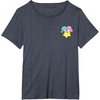 image:imageLittle Twin Stars Dream Galaxy Pocket Tee TShirtHeather Blue