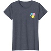 image:imageLittle Twin Stars Dream Galaxy Pocket Tee TShirtHeather Blue