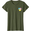 image:imageLittle Twin Stars Dream Galaxy Pocket Tee TShirtOlive Green