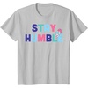 image:imageLittle Twin Stars Stay Humble TShirtSilver Grey