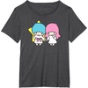 image:imageLittle Twins Stars Holding Hands Tee TShirtDark Heather Grey