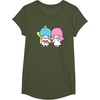 image:imageLittle Twins Stars Holding Hands Tee TShirtOlive Green