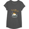 image:imageLiving The Gude Life Ramen Featuring Gudetama TShirt SmallAsphalt Grey