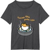image:imageLiving The Gude Life Ramen Featuring Gudetama TShirt SmallDark Heather Grey