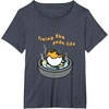 image:imageLiving The Gude Life Ramen Featuring Gudetama TShirt SmallHeather Blue