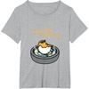 image:imageLiving The Gude Life Ramen Featuring Gudetama TShirt SmallHeather Grey