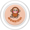 image:imageMonkichi Character Front and Back PopSockets Adhesive PopGripMagnetic PopGrip
