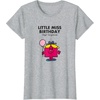 image:imageMr Men Little Miss Birthday TShirtHeather Grey