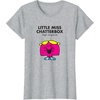 image:imageMr Men Little Miss Chatterbox TShirtHeather Grey