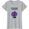 image:imageMr Men Little Miss Stubborn TShirtHeather Grey
