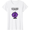 image:imageMr Men Little Miss Stubborn TShirtWhite