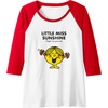 image:imageMr Men Little Miss Sunshine Raglan Baseball TeeRedWhite