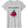 image:imageMr Men Mr Chatterbox TShirtSilver Grey