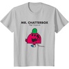 image:imageMr Men Mr Chatterbox TShirtSilver Grey