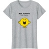 image:imageMr Men Mr Happy TShirtHeather Grey