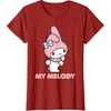 image:imageMy Melody Backside Logo Tee Shirt TShirtCranberry Red