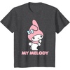 image:imageMy Melody Backside Logo Tee Shirt TShirtDark Heather Grey