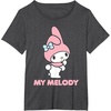 image:imageMy Melody Backside Logo Tee Shirt TShirtDark Heather Grey