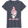 image:imageMy Melody Backside Logo Tee Shirt TShirtHeather Blue