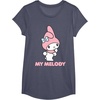 image:imageMy Melody Backside Logo Tee Shirt TShirtHeather Blue
