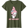 image:imageMy Melody Backside Logo Tee Shirt TShirtOlive Green