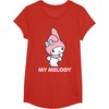 image:imageMy Melody Backside Logo Tee Shirt TShirtRed