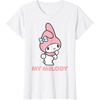 image:imageMy Melody Backside Logo Tee Shirt TShirtWhite
