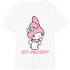 image:imageMy Melody Backside Logo Tee Shirt TShirtWhite