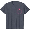 image:imageMy Melody Chest Pocket TShirtHeather Blue