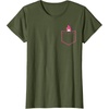 image:imageMy Melody Chest Pocket TShirtOlive Green
