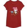 image:imageMy Melody Flower Crown TShirtCranberry Red