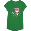image:imageMy Melody Flower Crown TShirtKelly Green