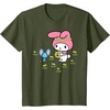 image:imageMy Melody Flower Crown TShirtOlive Green