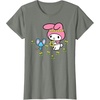 image:imageMy Melody Flower Crown TShirtOlive Heather
