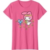 image:imageMy Melody Flower Crown TShirtPink Heather