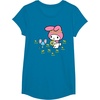 image:imageMy Melody Flower Crown TShirtSapphire Blue