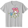 image:imageMy Melody Flower Crown TShirtSilver Grey