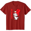 image:imageMy Melody Logo Tee TShirtCranberry Red