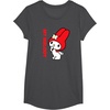 image:imageMy Melody Logo Tee TShirtDark Heather Grey
