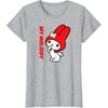 image:imageMy Melody Logo Tee TShirtHeather Grey